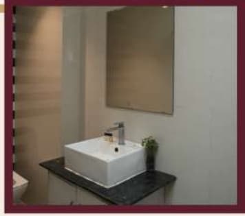 Nakshatra Hotel Modern Bathroom Vanity and Basin